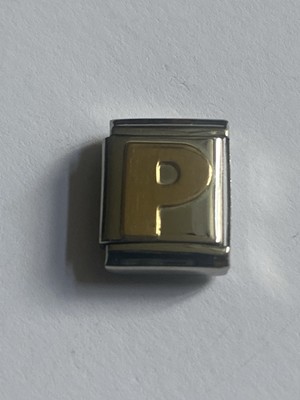 Nomination P Big, Stahl/750 Gelbgold