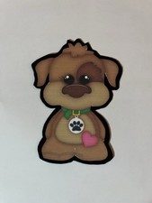 Dog-Premade Die Cut Embellishment