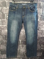 Flypaper Jeans Straight Men's Size 34x32 EUC Medium Wash 100% Cotton EUC  [PP31]