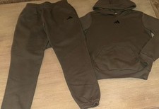 NEW Adidas Big Boys' L 14/16 Long Sleeve Pullover Hoodie Jogger Pants NWOT