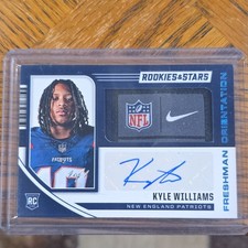Panini Rookies & Stars Freshman Orientation Kyle Williams Autograph 2025 Patriot