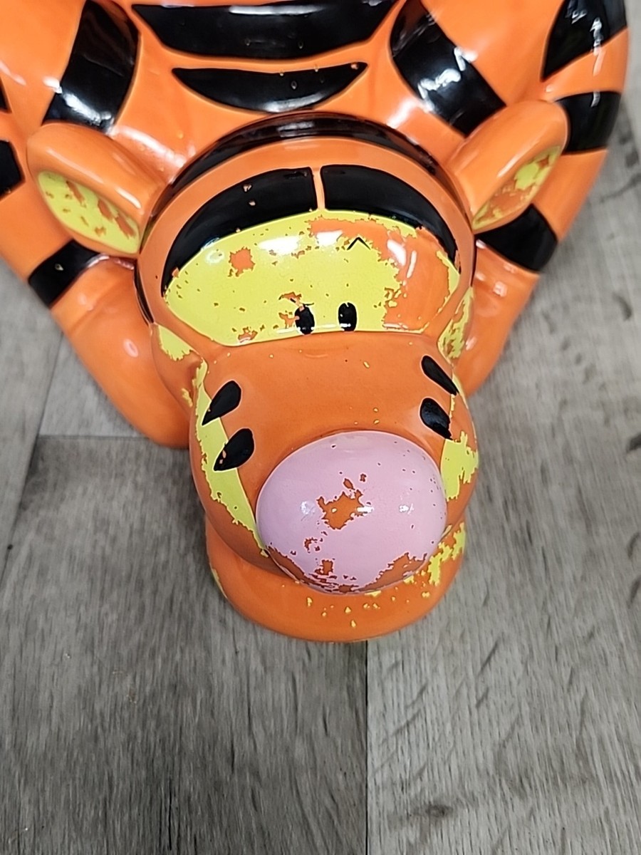 Vintage Disney China Ceramic Winnie The Pooh Tigger Cookie Jar