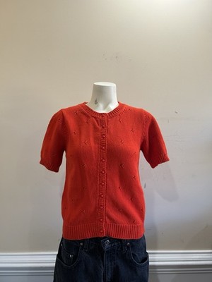 La Maille Sezane Knit Crochet Top Women Size XS