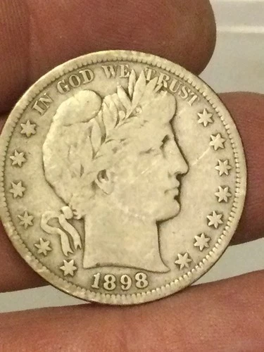 1898 S Barber Half Dollar