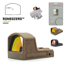 SIG ROMEO ZERO 1 x 24mm Micro Red Dot 3 MOA Reflex Sight For RMSc - Black/Tan