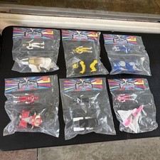 Vintage 1995 McDonald  s Mighty Morphin Power Rangers The Movie Complete Set of 6