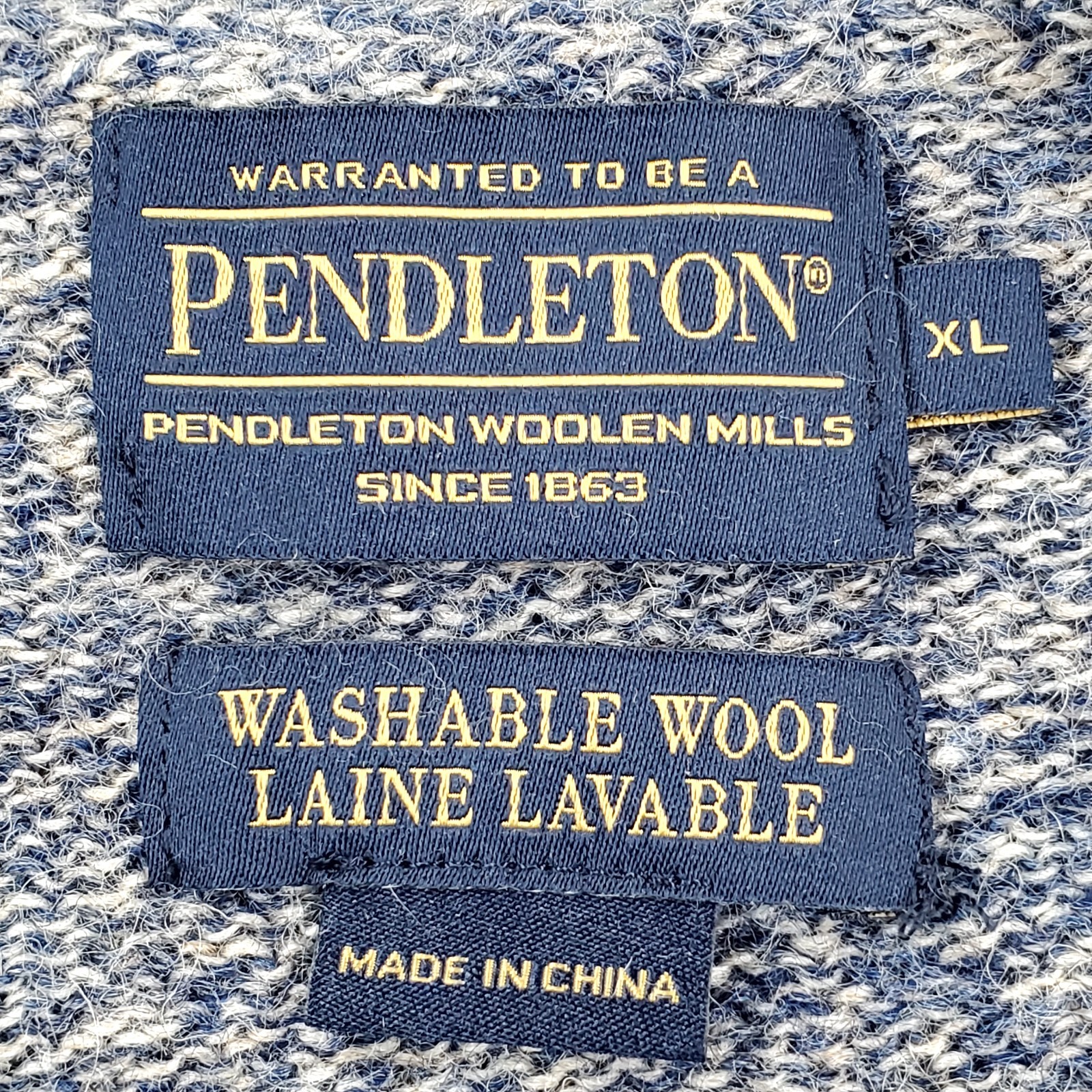 Pendleton Washable Shetland Wool Crew Neck Sweate… - image 10