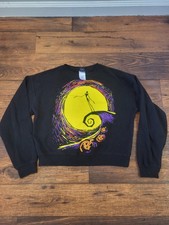 Disney The Nightmare Before Christmas Jack Skellington Black Sweatshirt Adult S