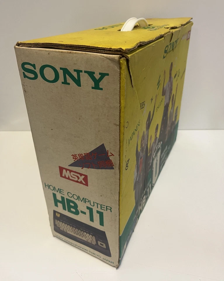 MSX SONY HB-11 BLUE HOME PERSONAL COMPUTER NTSC JAPAN VINTAGE TESTED BOXED 1983 - Immagine 3 di 4