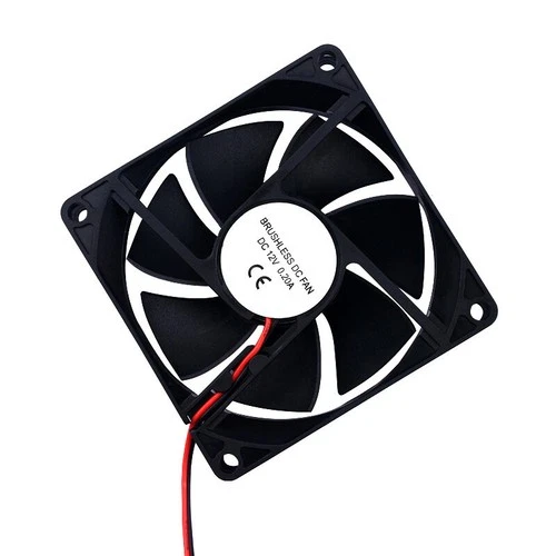 DC5V 12V 24V PC Computer Cooling Fan Brushless Black Small 40 50 60 80 90 120mm