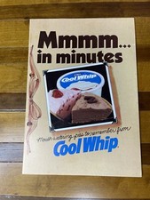 Vintage 1981 Mmmm… In Minutes Cool Whip Cookbook Recipes Pamphlet