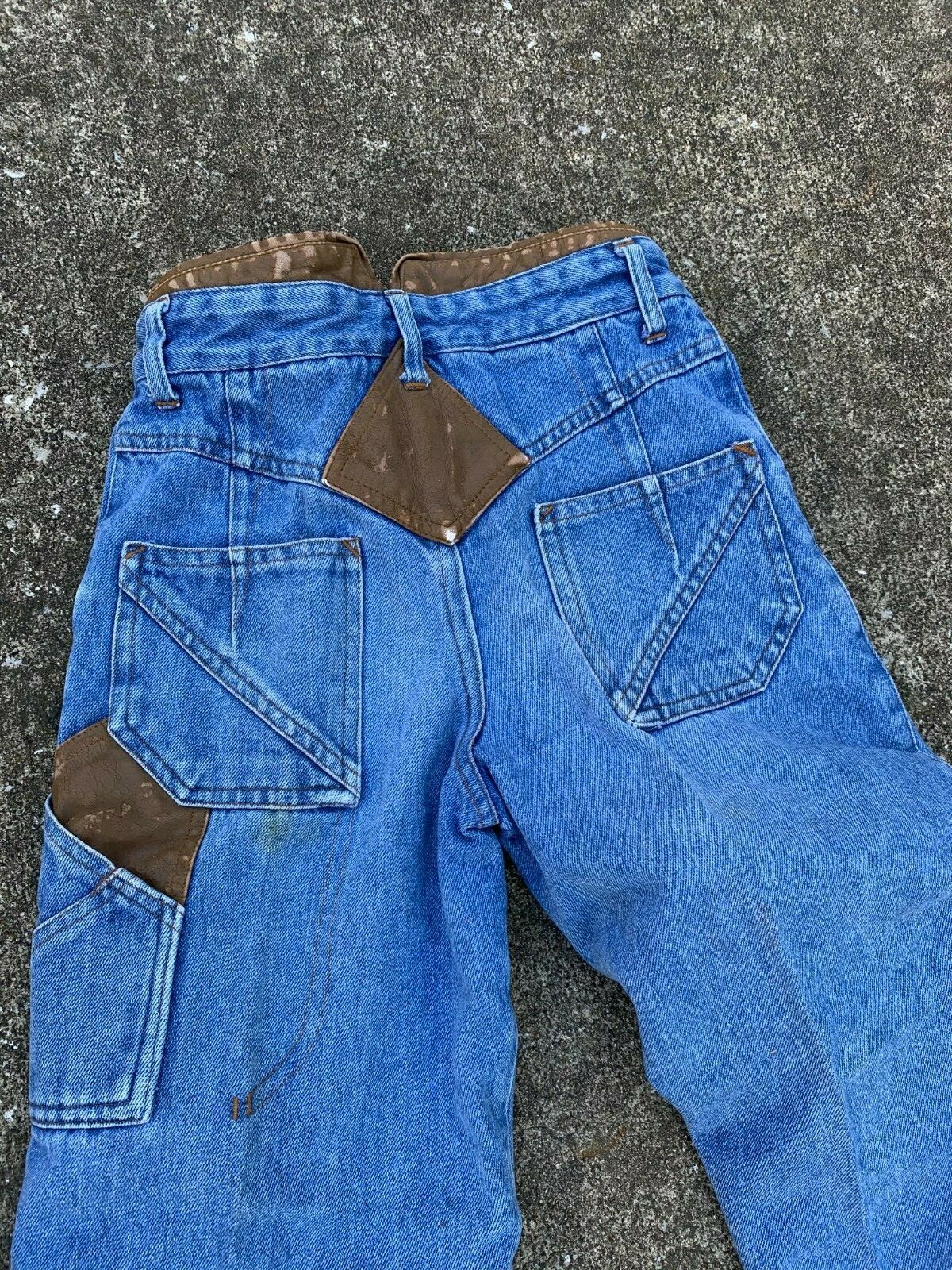 Rare Vintage 70s 80s Denim Jean Youth Kids Pants … - image 4