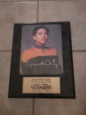 Garrett Wang/Harry Kim from Star Trek:OPS Autographed Photo #rar