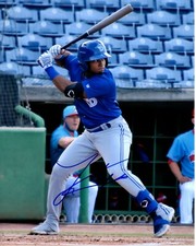 Leonardo Jimenez Autographed Toronto Blue Jays Dunedin Blue Jays 8x10 Photo COA
