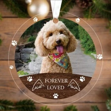 Personalized Merry Christmas Pet Ornament:Dog Hanger Christmas Tree Decorations