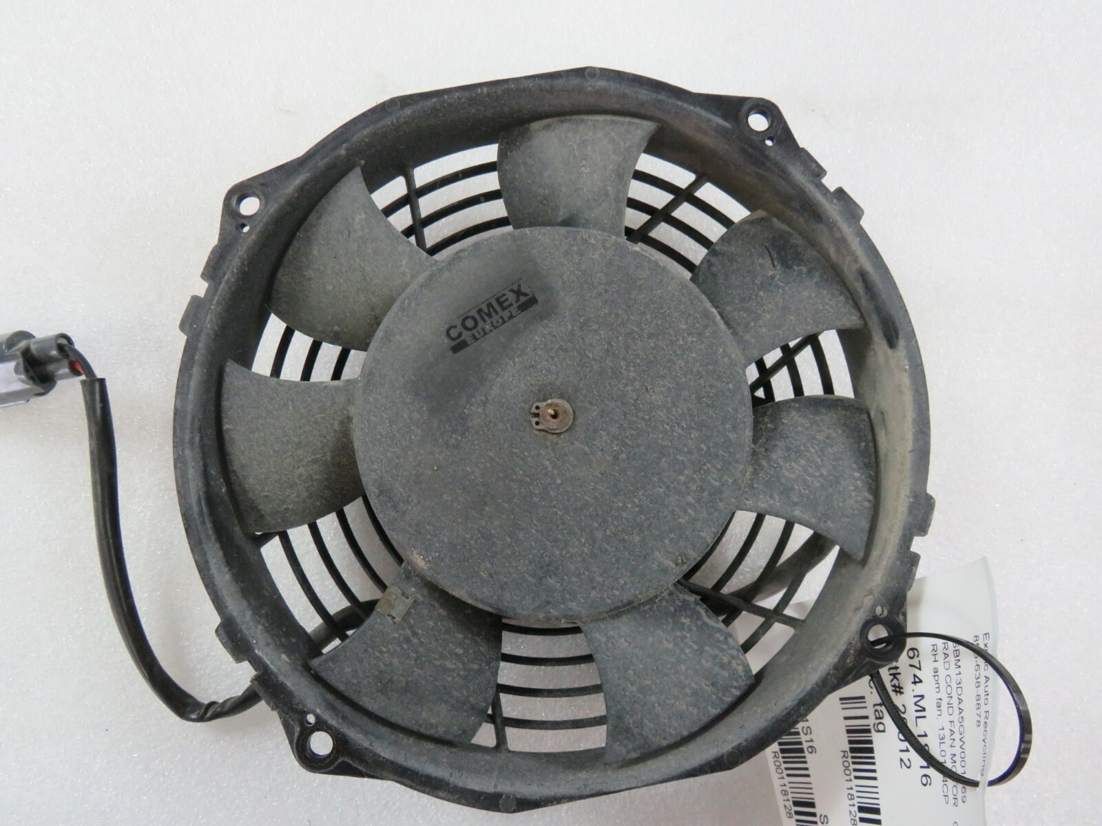 McLaren 570S, RH, Right APM Cooling Fan, Used, P/N 13L0194CP