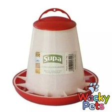 POULTRY FEEDER: SUPA Plastic BIRD Feeder, 1kg, for Chicken / Quail / Aviary etc