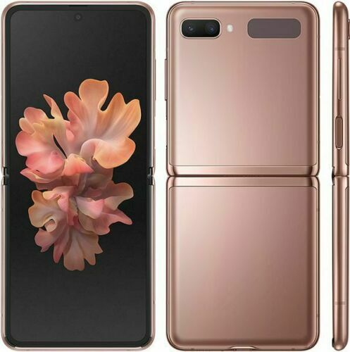 Galaxy Z Flip ゴールド 256GB SM-700N SAMSUNG Galaxy Z Flip F700F-DS (256GB 8GB, Mirror Gold): Buy