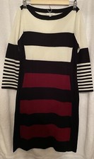 Sandra Darren, New Without Tag, Acrylic Size M Long Sleeves Sweater Dress