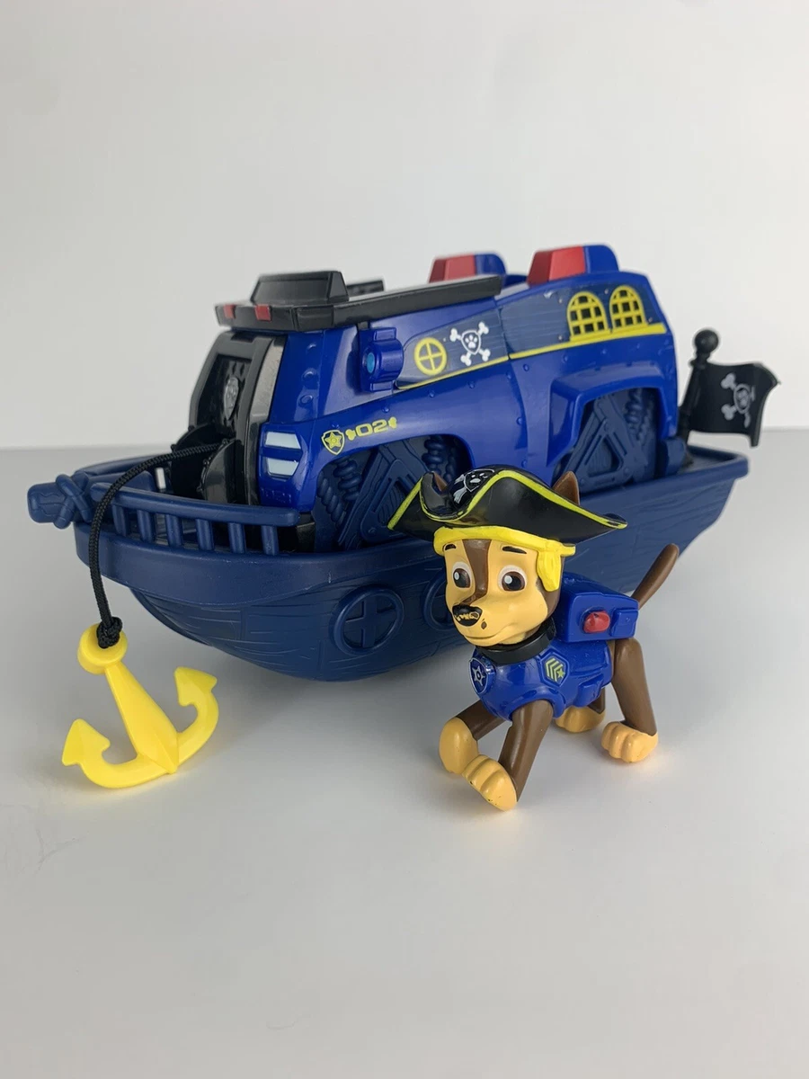 Paw Patrol PIRATE PUPS CHASE Police Boat Ship Vehicle with Character