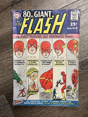 EIGHTY PAGE GIANT #4 The FLASH - GOLDEN AGE FLASH - 80 PAGE GIANT (1964)  