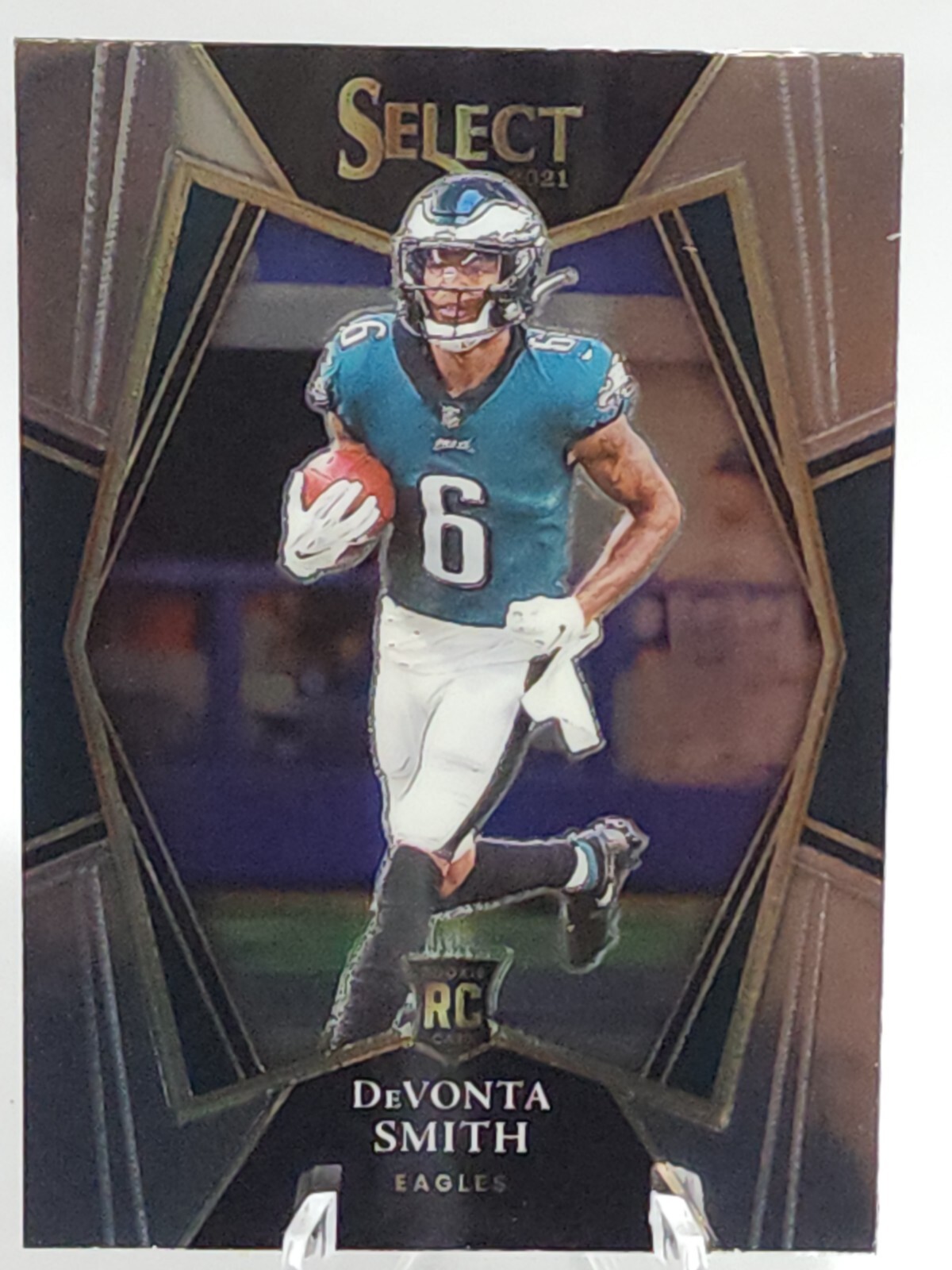 2021 Select Football - DeVonta Smith - Silver Prizm RC - Premier Level - Eagles
