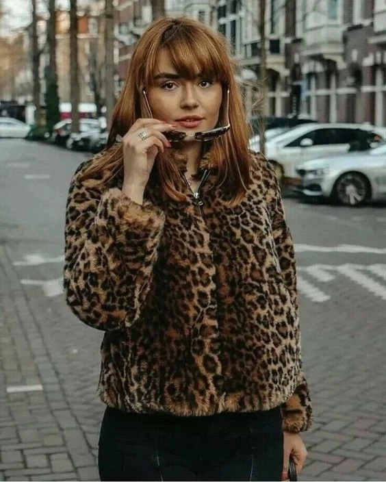 Zara leopard store print jacket