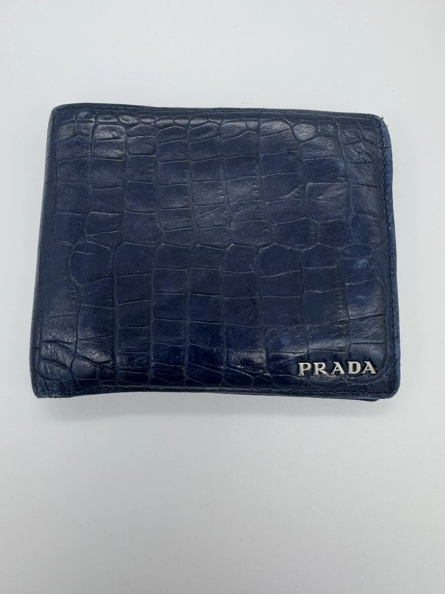 PRADA Blue Wallets for Men for sale | eBay