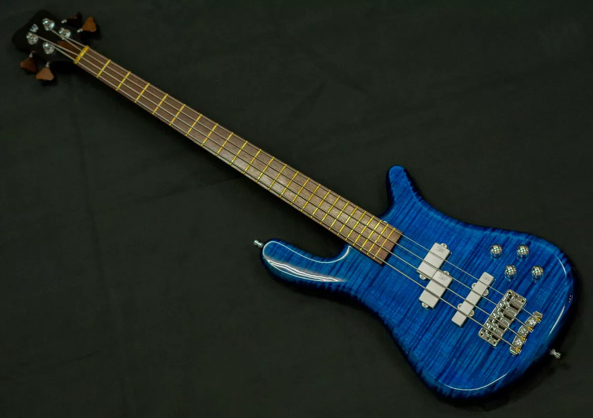 NEW* Warwick Custom Shop Streamer LX 4st Ocean Blue Transparent