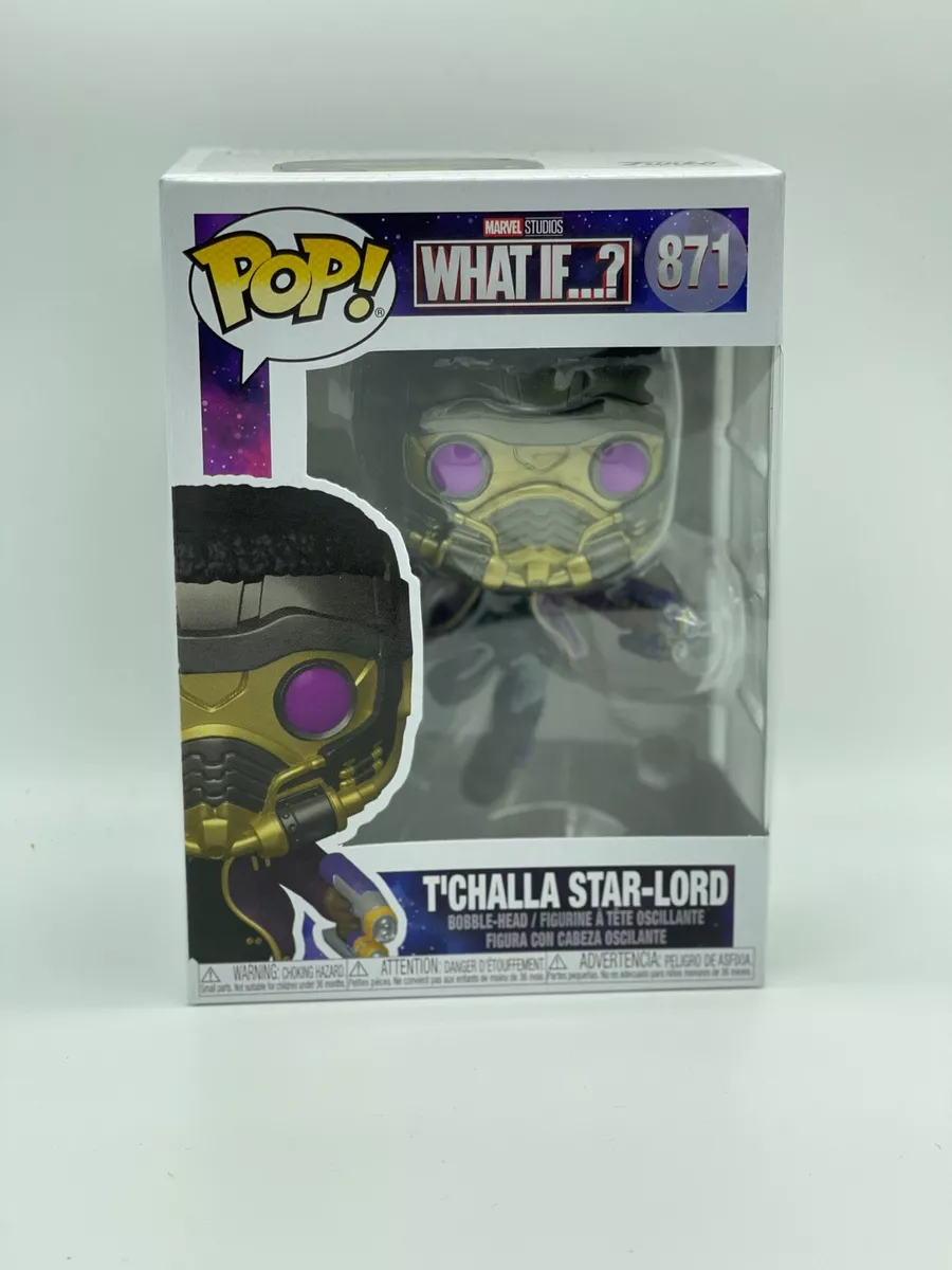 Funko Pop! Marvel: What If… - T'Challa Star-Lord Metallic #871