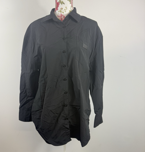 FILA women's black shirt long sleeved long hiking camping outdoor Size 10