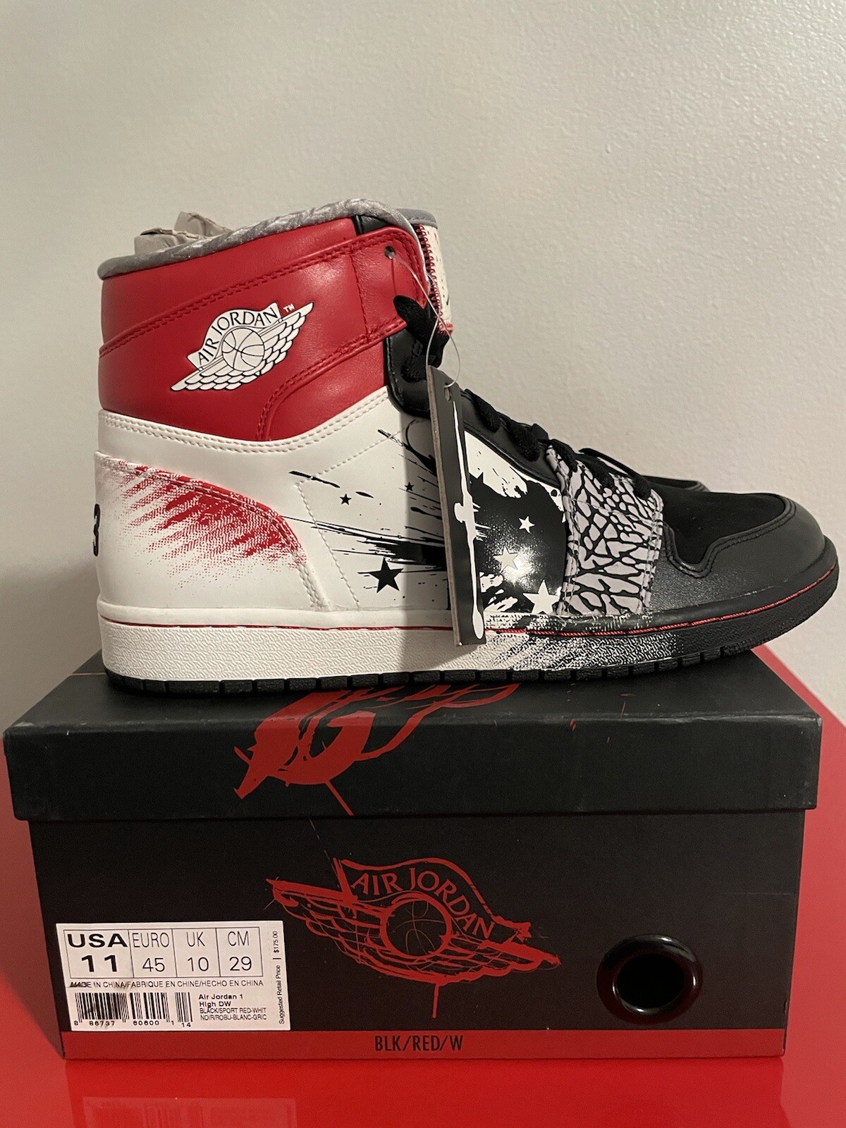 Jordan 1 Retro High x Dave White Wings 