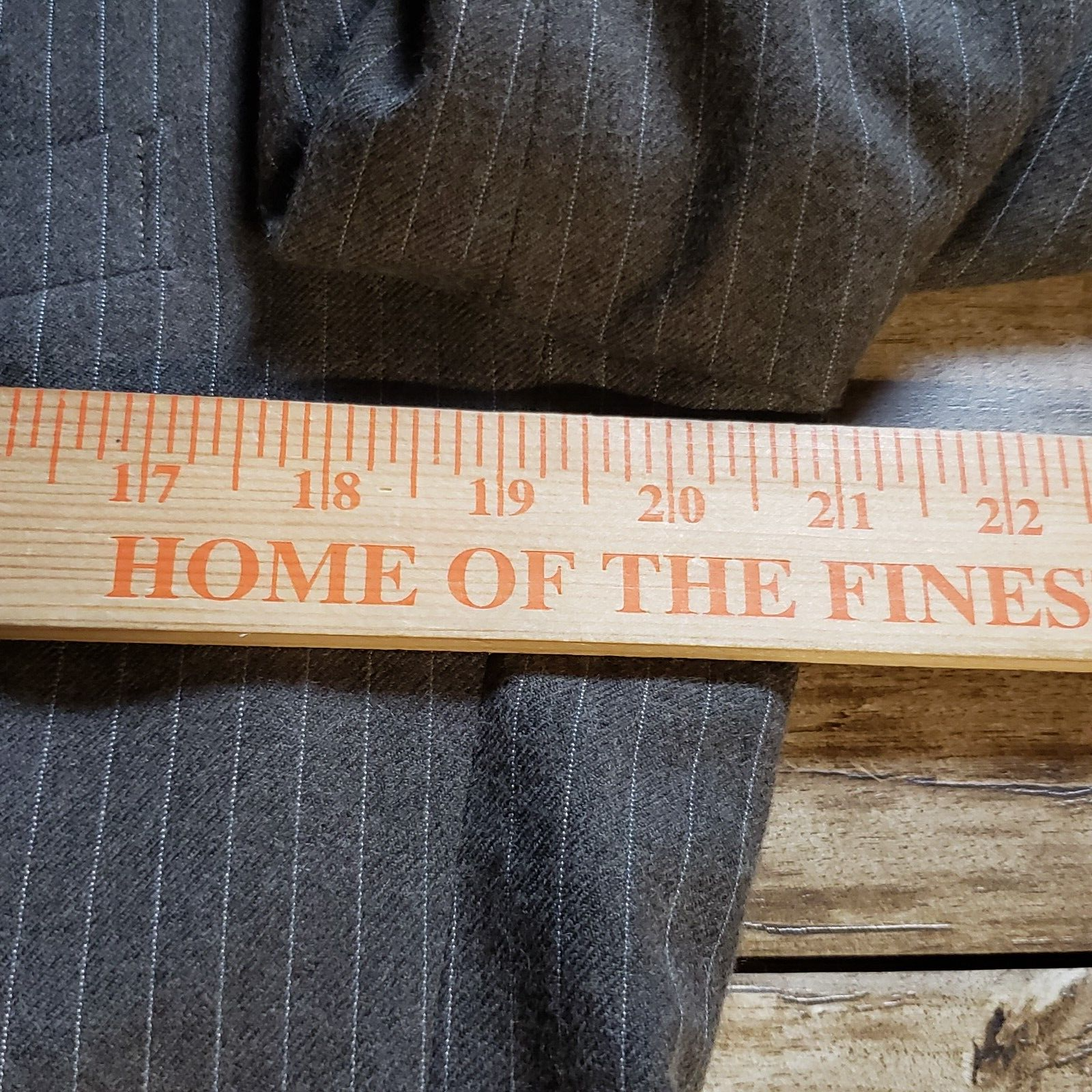 Cappotto sportivo classico YVES SAINT LAURENT VINTAGE Blazer da uomo 42 L marrone a righe