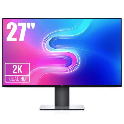 RAHMENLOSER MONITOR 27 Zoll DELL U2719D 2K QHD 2560 x 1440 IPS HDMI DP HUB USB