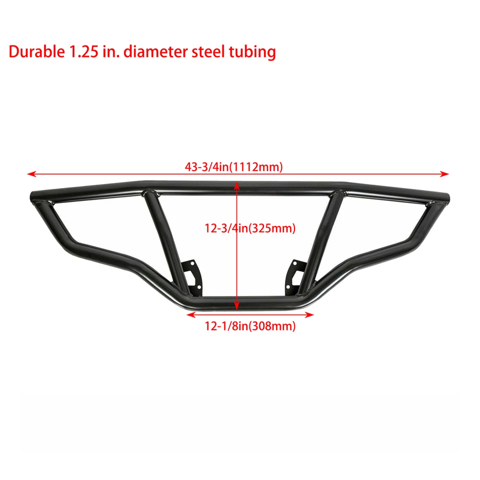 Rear Brush Guard Bumper for Polaris Sportsman 450 570 & ETX Brush Guards 2014-23 Foto 3 de 4