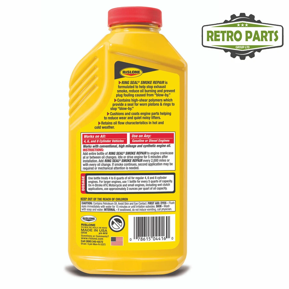 Worn Piston Rings Blue Smoke Treatment For Dodge Engine Burning Oil Fix - Image 3 of 4