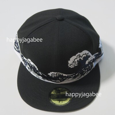 NEW ERA 59FIFTY Cap UKIYOE WAVE Black New | eBay