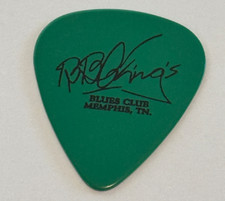 BB King Guitar Pick B.B. Signature Blues Club Plectrum Memphis TN