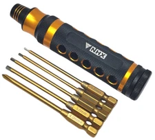 NEW NHX RC Premium 5 in 1 Magnetic Hex Driver Set Hex 1.5/2.0/ 2.5/3.0mm 4.0+