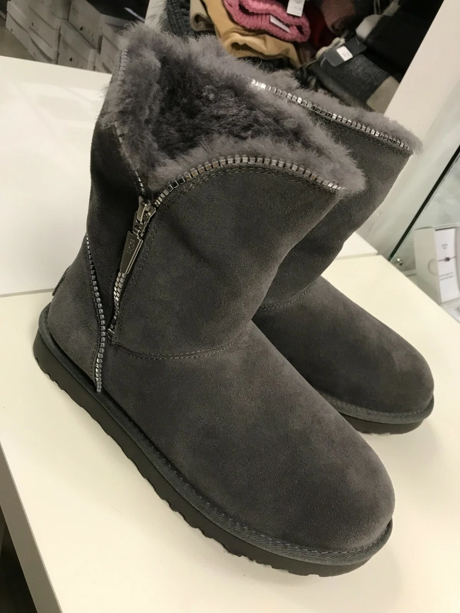 UGG Woman Florence boots shoes 1013165 Grey size 36 39 Uk 3.5 6.5