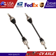 TrakMotive Rear CV Joint Boot Axle Shafts Set of 2 For Cadillac CTS RWD Auto 2.8