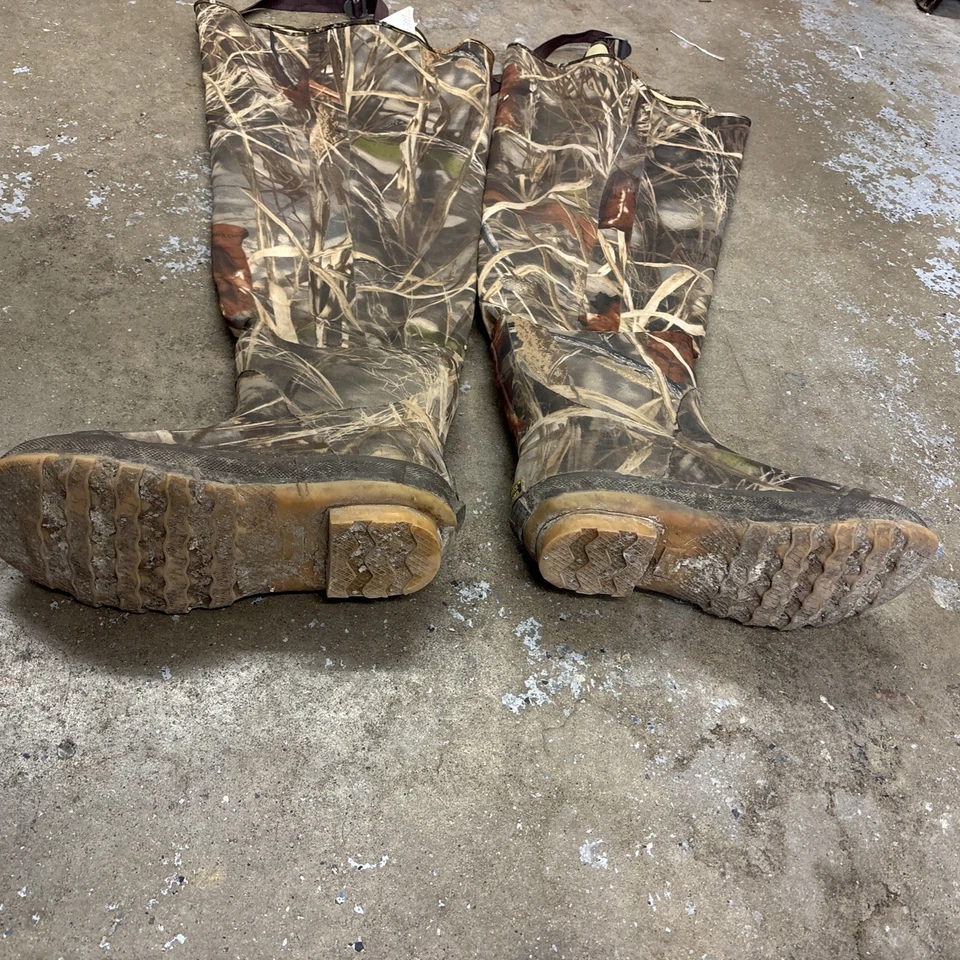 RedHead Bone-Dry Men's US Size 10 Hip Wader Boot Camo Straps Waterproof 600g - Image 3 of 4