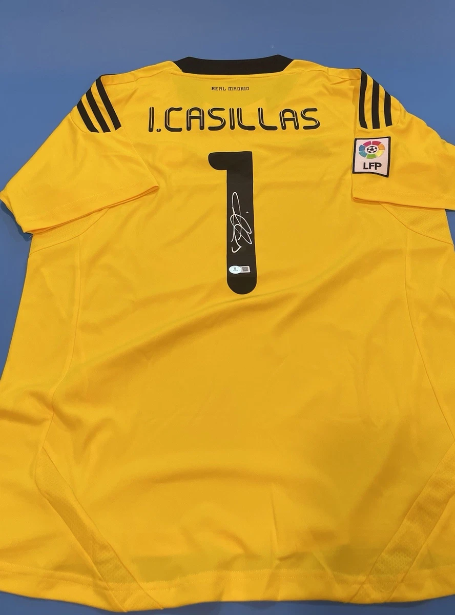 Photo Signée Iker Casillas Real Madrid 10x8 - Autographe Authentique Avec Certificat, Souvenir Collector