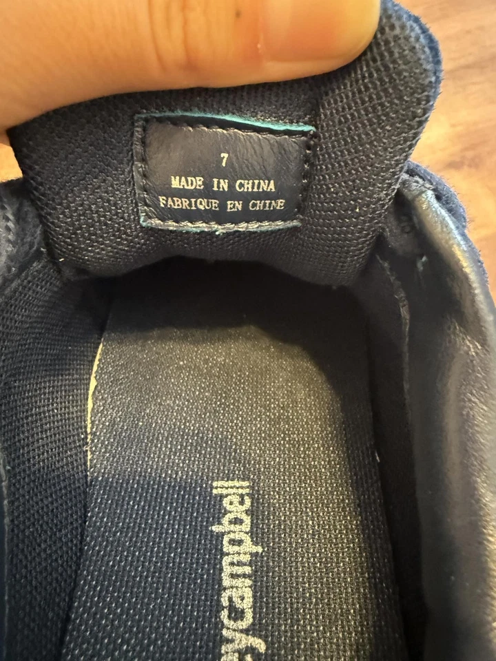 Zapatillas bajas Jeffrey Campbell para mujer talla 7 azul marino gamuza zapatos Foto 4 de 4