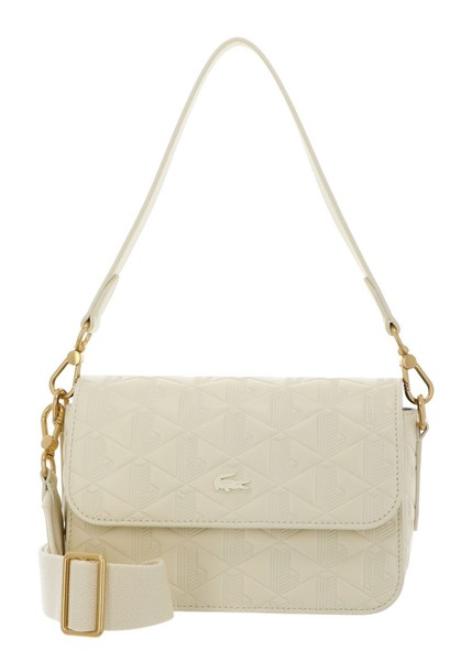 Lacoste Maheki Flap Crossover Bag UmhäNgetasche Tasche Poudre Creme Neu-image