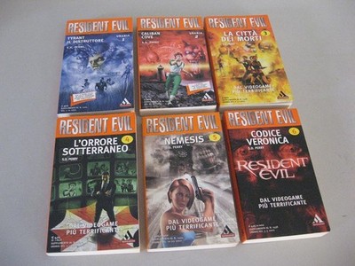 RESIDENT EVIL URANIA 1-6 KOMPLETT S.D. PERRY NEMESIS CODE VERONICA 1 2 3 4 5 6