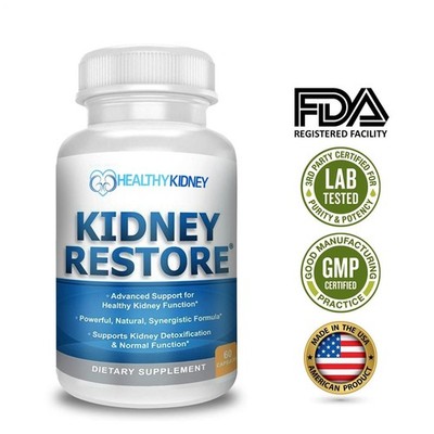 Kidney Restore Health Supplement Support Detox Natural Cleanse High Quality
