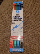 Tulip 4 Dual Tip Fabric Markers Brush Tip And Extra Fine Tip