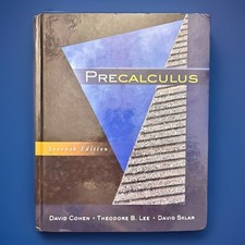 Precalculus Seventh Edition by David Cohen, D...