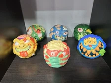 NEW 6x Gross Mutant Monsters High Bounce Balls Foam Madballs Bootleg 3.5" dia KO